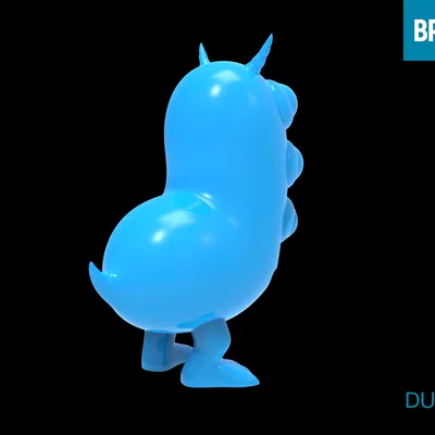 Mô hình DUDE 3D - Tượng trang trí bàn làm việc độc đáo