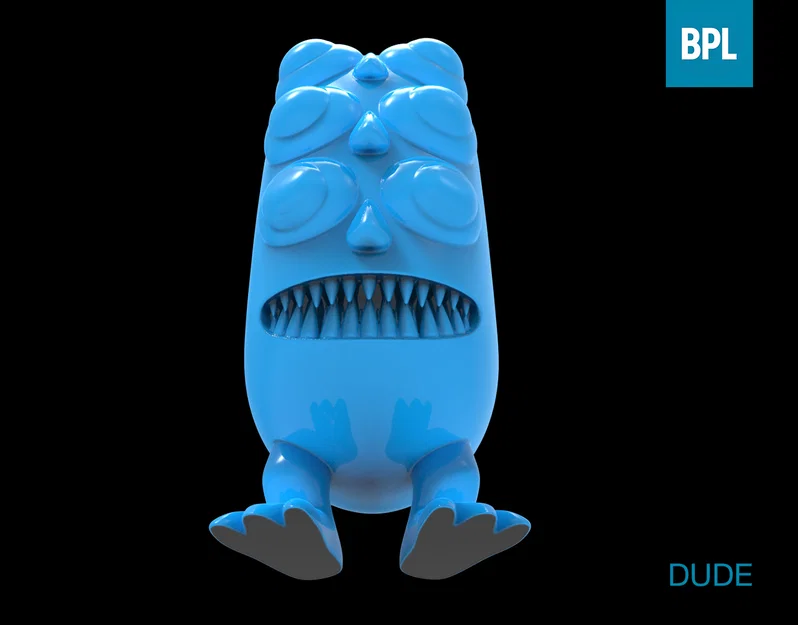 Mô hình DUDE 3D - Tượng trang trí bàn làm việc độc đáo - Image 4