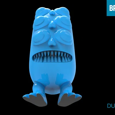Mô hình DUDE 3D - Tượng trang trí bàn làm việc độc đáo