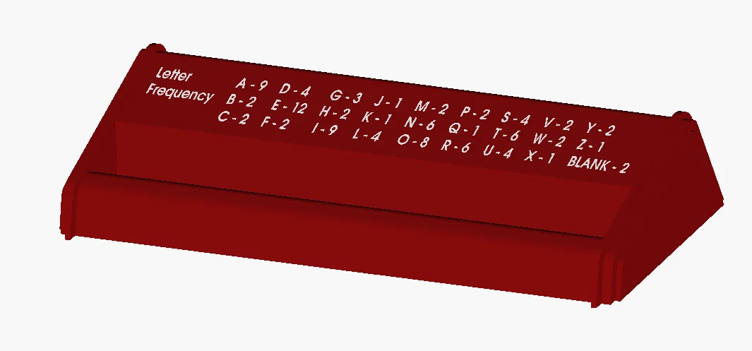 Khay xếp quân Scrabble 1 hàng - Image 1