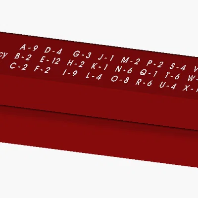 Khay xếp quân Scrabble 1 hàng