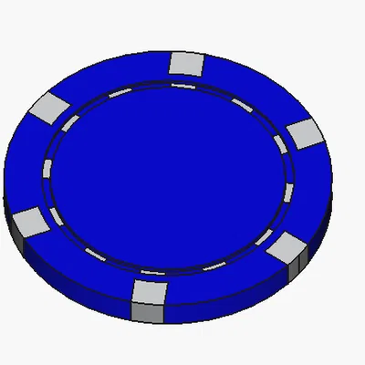 Chip Poker (in 2 màu)