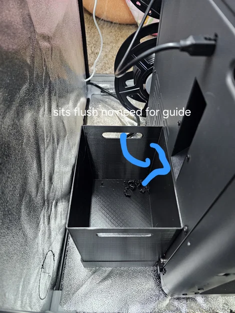Thùng rác & chân đế Purge Port (Poopchute) cho Flashforge AD5X - Image 1