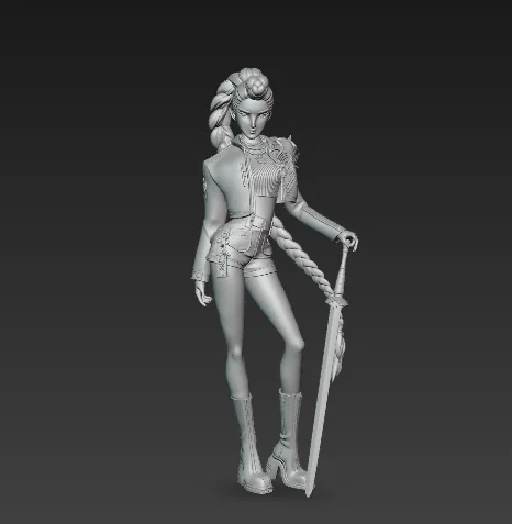 Mô hình 3D Rumi K-pop Demon Hunters Huntrix độc đáo - Image 2