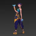 Mô hình 3D Zoey Huntrix - Nhân vật Sát thủ diệt quỷ phong cách Kpop - Thumbnail 1