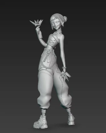 Mô hình 3D Zoey Huntrix - Nhân vật Sát thủ diệt quỷ phong cách Kpop - Image 2
