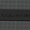 Móc khóa hình chữ nhật tùy biến - Mẫu in 3D dễ thực hiện - Thumbnail 3