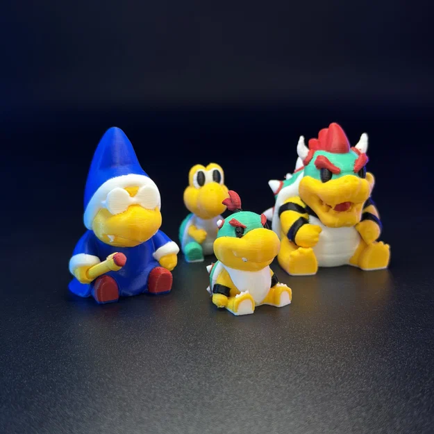 Bộ sưu tập mô hình 3D Bowser Team và nhân vật Mario siêu đáng yêu - Image 2
