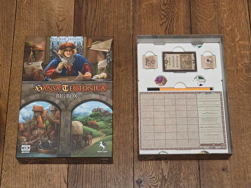 Bộ Khay Sắp Xếp Linh Kiện Cho Board Game Hansa Teutonica - Image 1