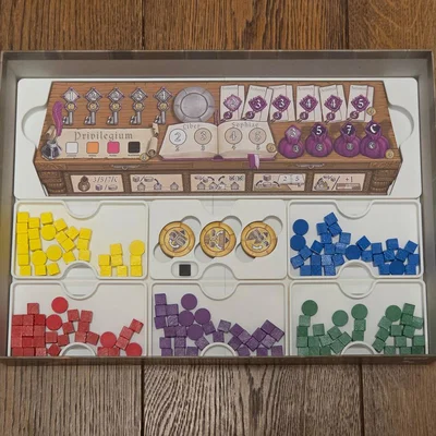 Bộ Khay Sắp Xếp Linh Kiện Cho Board Game Hansa Teutonica