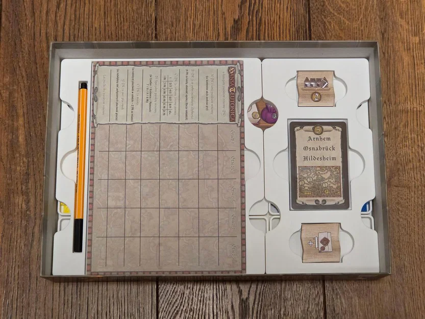 Bộ Khay Sắp Xếp Linh Kiện Cho Board Game Hansa Teutonica - Image 4