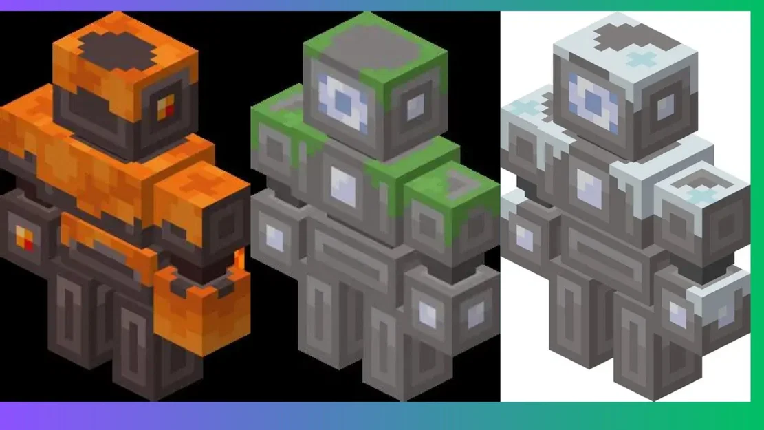 Mô hình Golem Bloxd.io: Tải file STL in 3D phong cách Voxel độc đáo - Image 1
