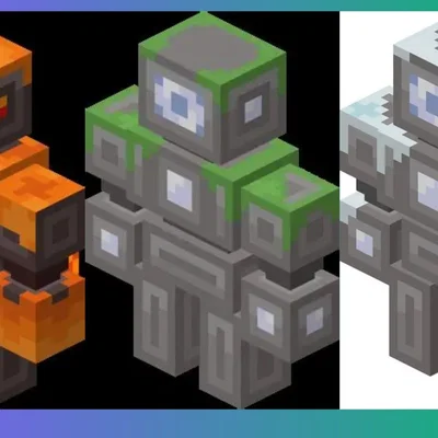 Mô hình Golem Bloxd.io: Tải file STL in 3D phong cách Voxel độc đáo