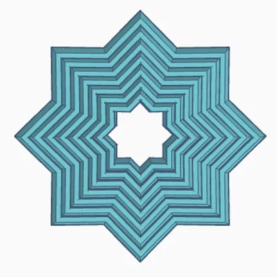 Fidget Star: Mô hình ngôi sao giải tỏa căng thẳng in 3D độc đáo