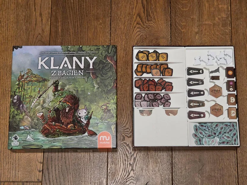 Bộ khay sắp xếp phụ kiện Board Game Feya's Swamp in 3D - Image 1
