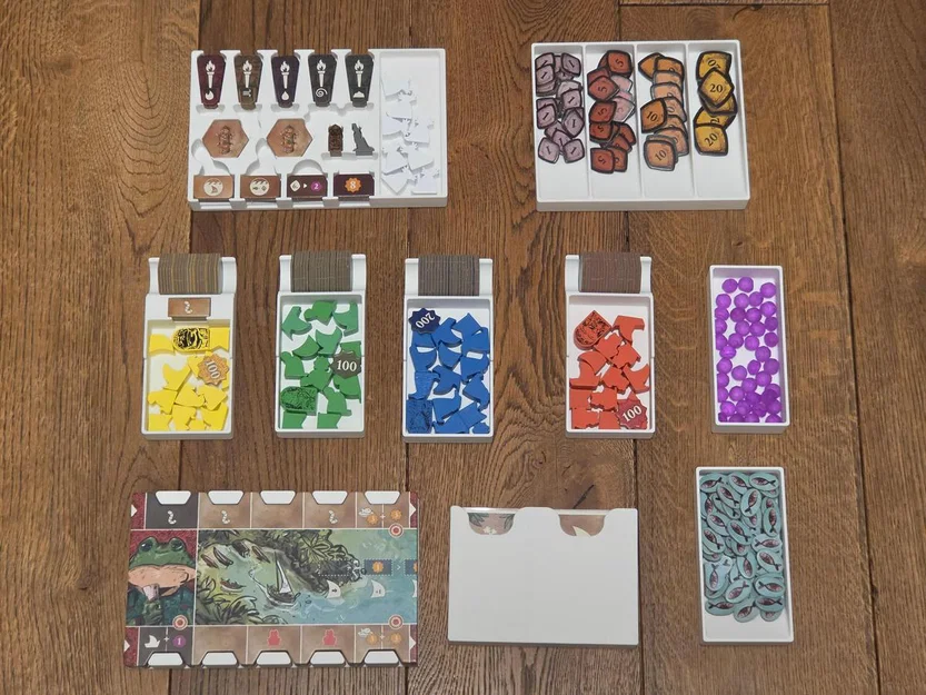 Bộ khay sắp xếp phụ kiện Board Game Feya's Swamp in 3D - Image 2