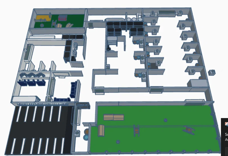 Mô hình thiết kế trạm cứu hộ chó (Dog Shelter) 3D chi tiết - Image 2