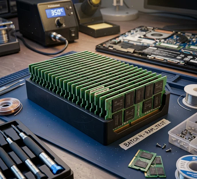 Khay Đựng RAM SO-DIMM 20 Khe Cắm - Giải Pháp Sắp Xếp Linh Kiện - Image 1