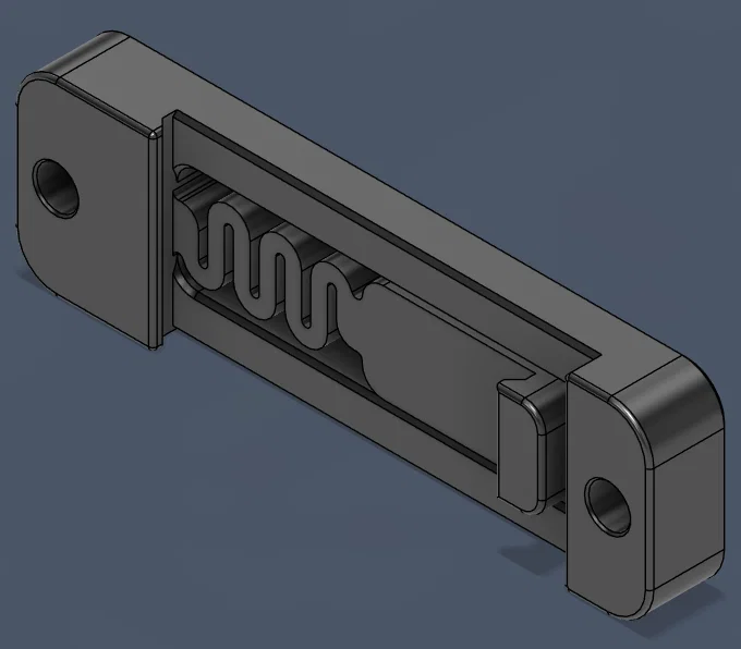 DIN Rail Bracket Parametric (Bracket gắn DIN rail dạng parametric) - Image 1