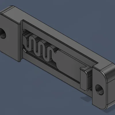 DIN Rail Bracket Parametric (Bracket gắn DIN rail dạng parametric)