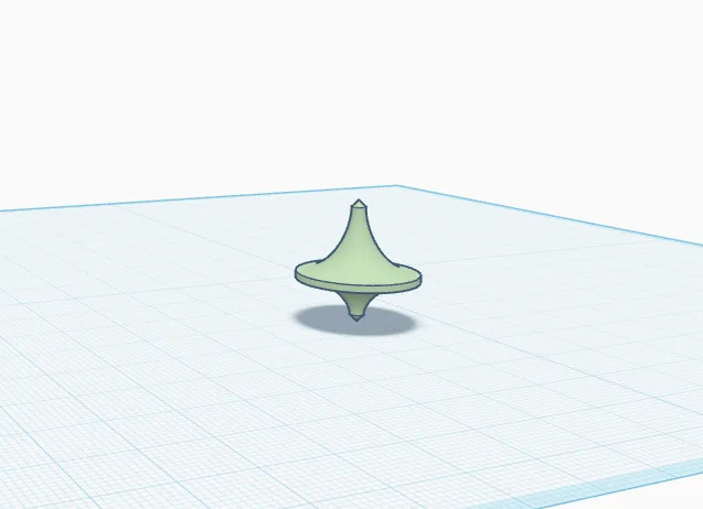 Mô hình con quay (spinning top) đơn giản in 3D - Image 1