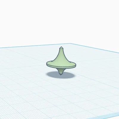 Mô hình con quay (spinning top) đơn giản in 3D