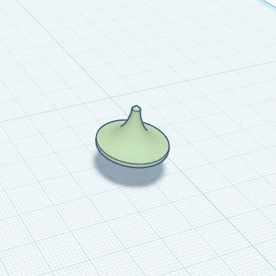 Mô hình con quay (spinning top) đơn giản in 3D