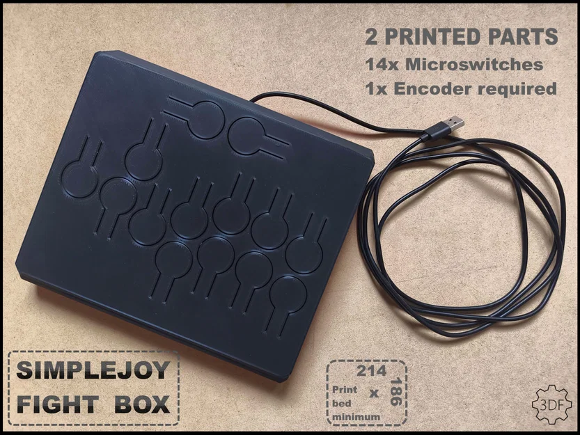 SimpleJoy Fight Box – Tay Cầm Stickless Fighting Controller - Image 1