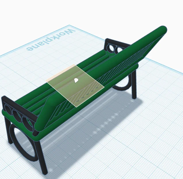Mô hình ghế công viên 3D cực chất dành cho Fingerboarding - Image 2