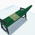 Mô hình ghế công viên 3D cực chất dành cho Fingerboarding - Thumbnail 2