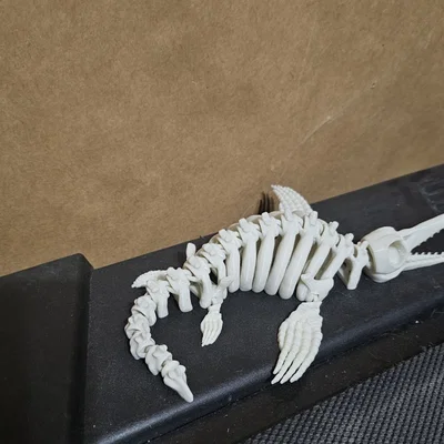 Mô hình xương Ichthyosaur khớp nối linh hoạt in 3D ấn tượng