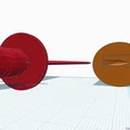 Mô hình kiếm Katana mini kèm vỏ bảo vệ in 3D đẹp mắt - Thumbnail 2