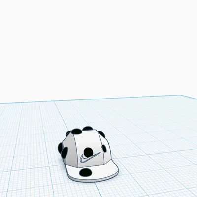 Mũ lưỡi trai phong cách cho mô hình Dummy 13 - File in 3D