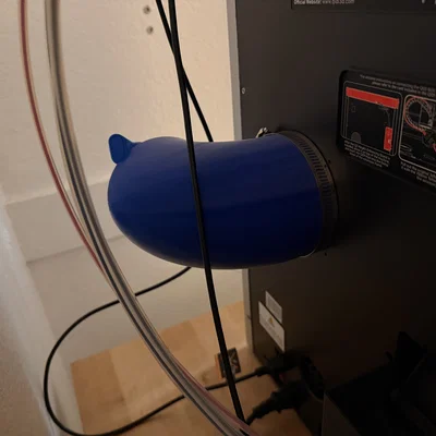 Ống Co Thoát Gió Q2 (Q2 Vent Elbow Pipe)
