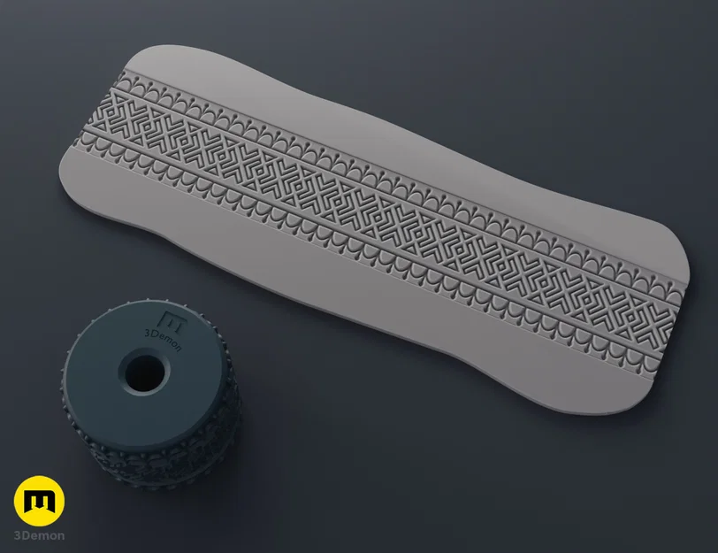 Con lăn tạo vân Scandinavian – Texture Rollers Scandinavian motifs middle #1 - Image 6