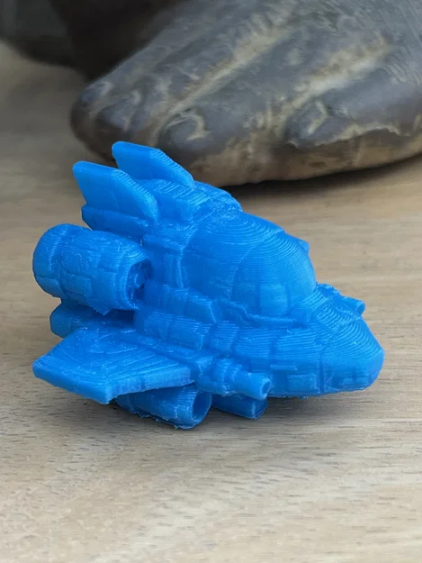 Chibi Spaceship – Tượng 3D chibi phi thuyền - Image 2