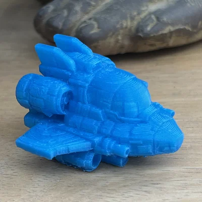 Chibi Spaceship – Tượng 3D chibi phi thuyền