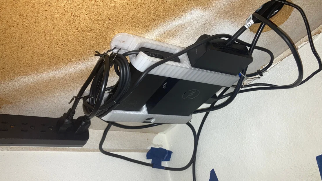 Bracket treo tường/gầm bàn cho Dell USB C dock (Dell WD22TB4) - Image 1