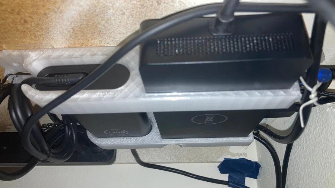 Bracket treo tường/gầm bàn cho Dell USB C dock (Dell WD22TB4) - Image 2