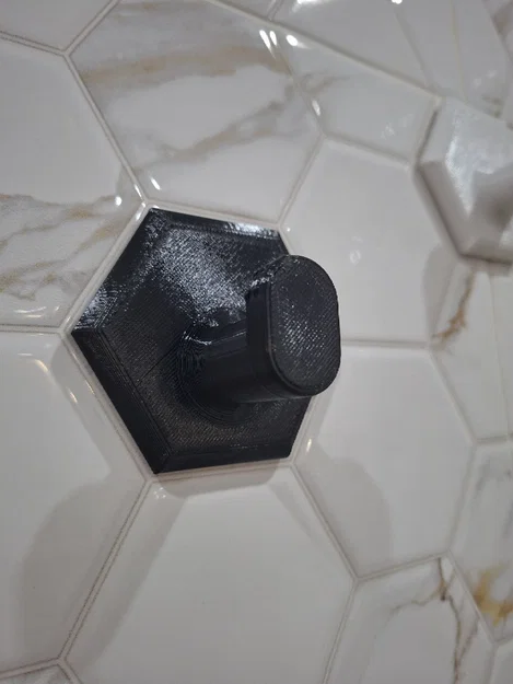 Móc Treo Khăn Lục Giác (Hexagonal Towel Hook) Dán Băng Keo 2 Mặt - Image 1