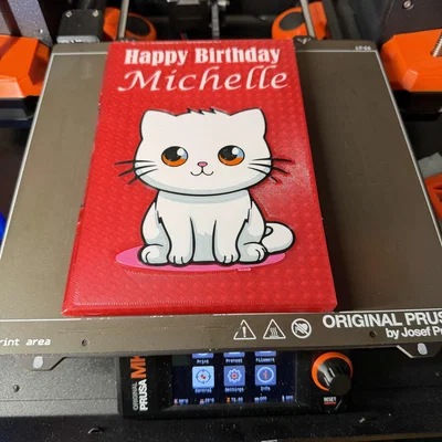 Thiệp chúc mừng Kitty (Kitty Greeting Card)