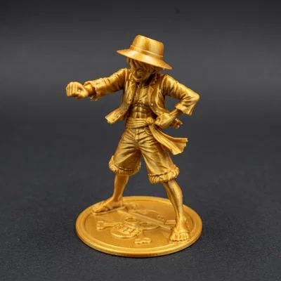 Monkey D. Luffy (One Piece) – Mẫu 3D tượng đứng 130mm