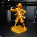 Monkey D. Luffy (One Piece) – Mẫu 3D tượng đứng 130mm - Thumbnail 6