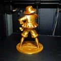 Monkey D. Luffy (One Piece) – Mẫu 3D tượng đứng 130mm - Thumbnail 8