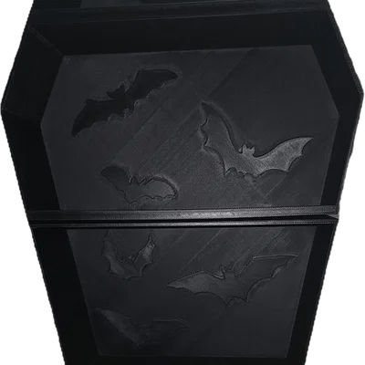 Quan tài khắc dơi (Coffin with Bats)