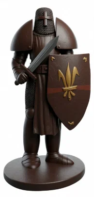 Mô hình hiệp sĩ trung cổ (Cavaliere) in 3D ấn tượng - Image 1