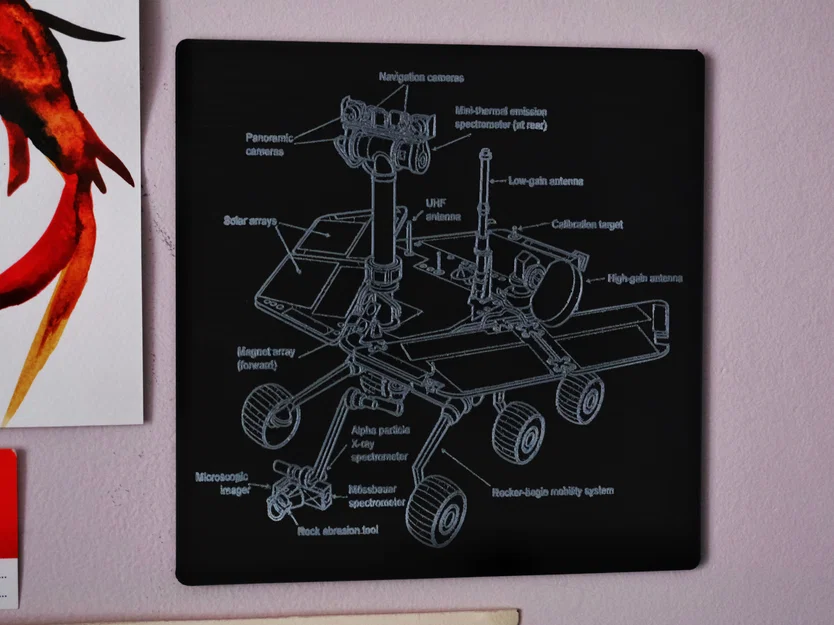 Poster xe tự hành NASA Opportunity Rover - Image 1