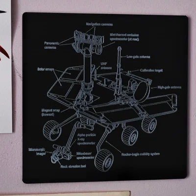 Poster xe tự hành NASA Opportunity Rover