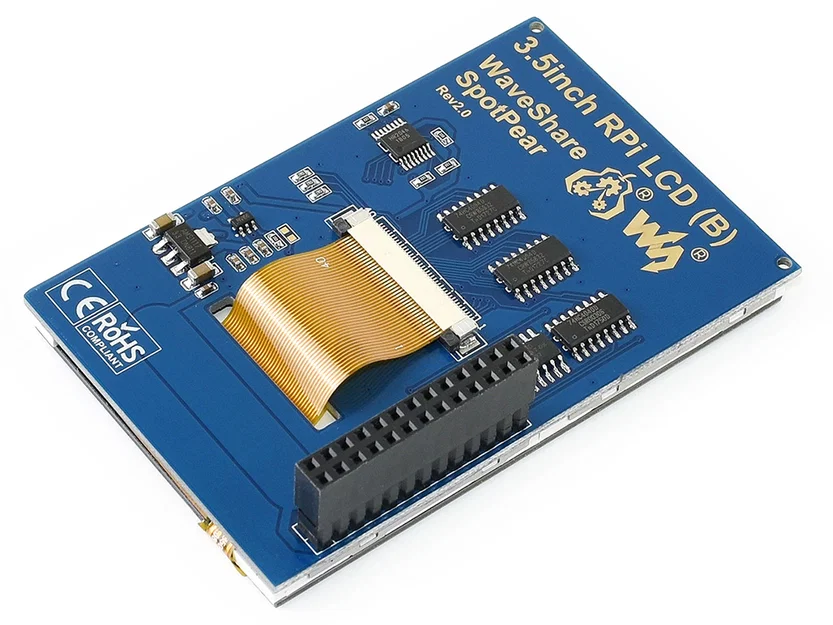 Ngàm Stealth/Tích hợp cho Waveshare 3.5" Resistive Touch Display (B) - Voron - Image 2