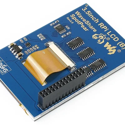 Ngàm Stealth/Tích hợp cho Waveshare 3.5" Resistive Touch Display (B) - Voron